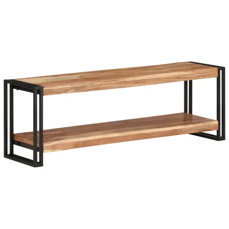 Meuble TV 120x30x40 cm Bois d'acacia massif