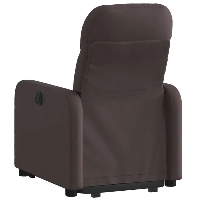 Fauteuil inclinable marron foncé tissu