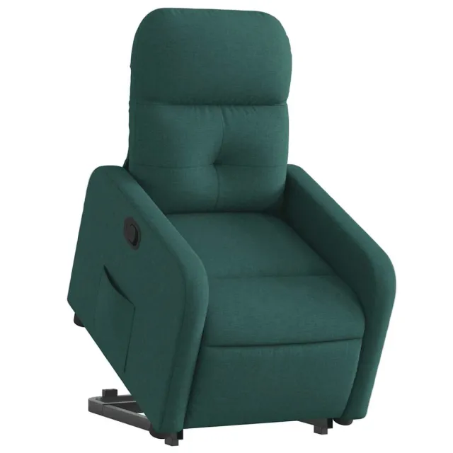 Fauteuil inclinable vert foncé tissu