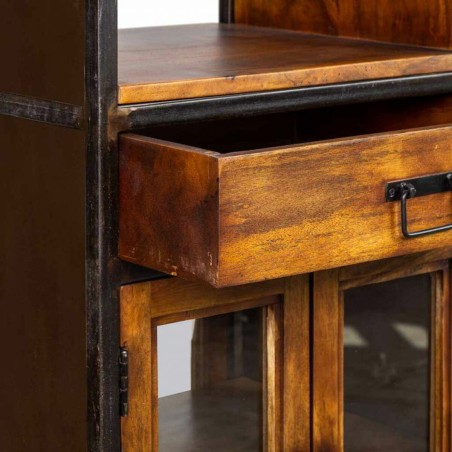 Étagère Alexandra House Living Métal Bois de manguier 67 x 194 x 14