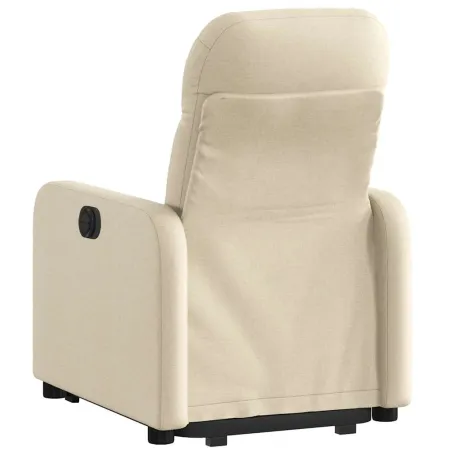 Fauteuil inclinable Crème Tissu