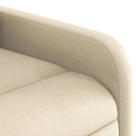 Fauteuil inclinable Crème Tissu