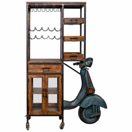 Étagère Alexandra House Living Métal Bois de manguier 67 x 194 x 14