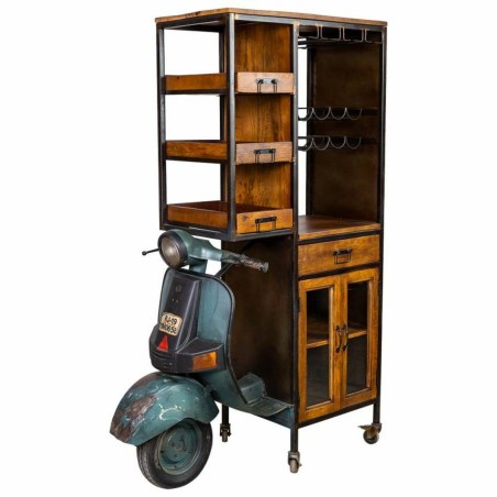 Shelves Alexandra House Living Metal Mango wood 67 x 194 x 140 cm Bott
