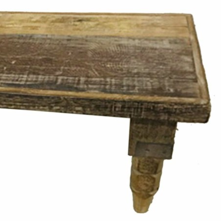 Taburete Alexandra House Living Marrón Madera Reciclada 23 x 24 x 50