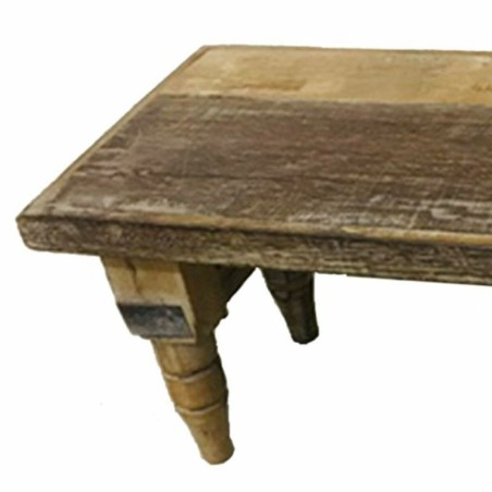Taburete Alexandra House Living Marrón Madera Reciclada 23 x 24 x 50