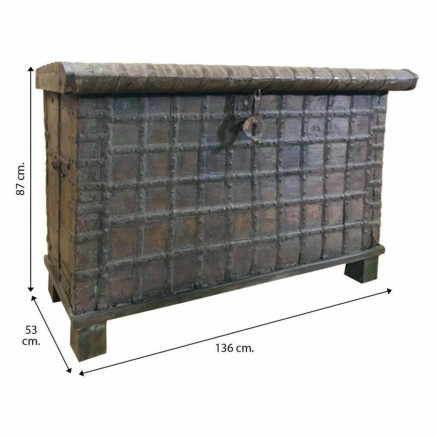 Chest Alexandra House Living Brown Recycled Wood 53 x 87 x 136 cm 2