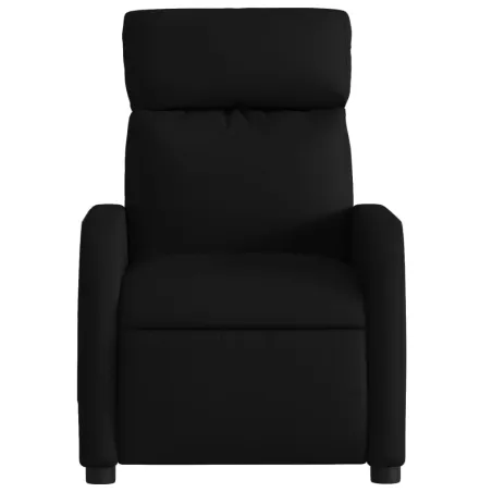 Fauteuil inclinable de massage en tissu noir