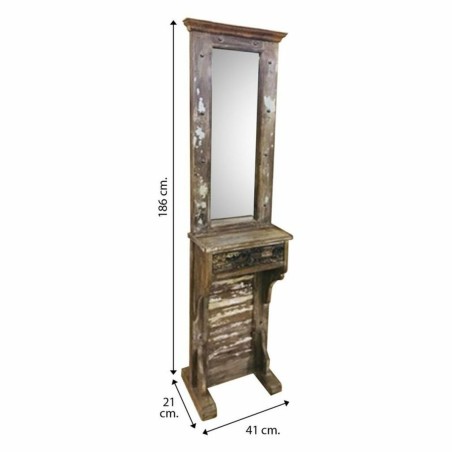 Ingresso Alexandra House Living Marrone 21 x 186 x 43 cm