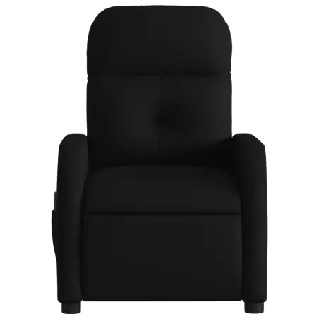 Fauteuil inclinable de massage noir tissu