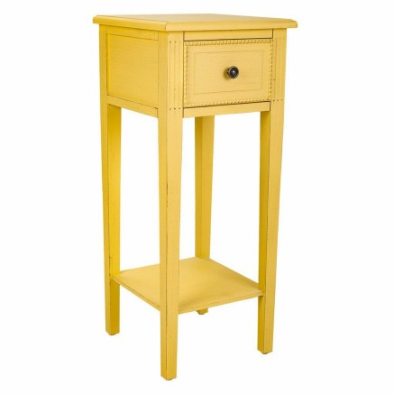 Bijzettafel Alexandra House Living Geel 33 x 78 x 33 cm