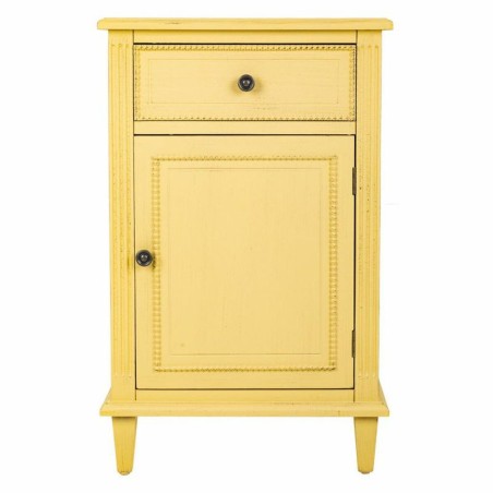 Nightstand Alexandra House Living Yellow 36 x 72 x 45 cm