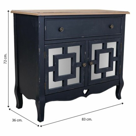 Recibidor con Cajones Alexandra House Living Negro 36 x 72 x 83 cm 2