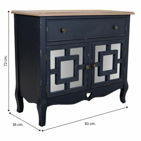 Hall Table with Drawers Alexandra House Living Black 36 x 72 x 83 cm