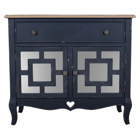 Hall Table with Drawers Alexandra House Living Black 36 x 72 x 83 cm