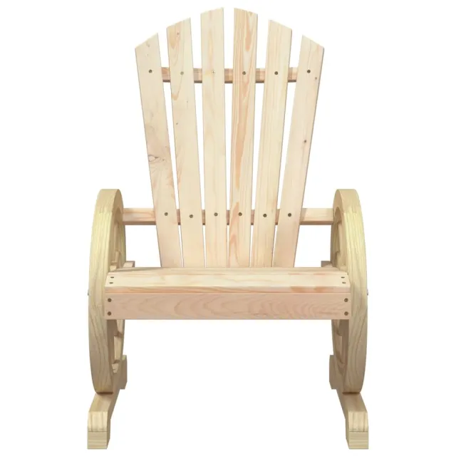 Chaises de jardin Adirondack lot de 4 bois de sapin massif