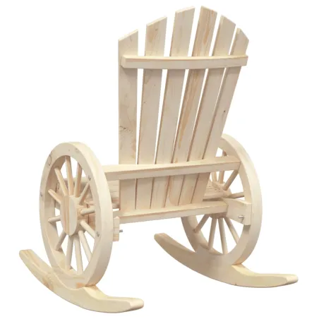 Salon de jardin 3 pcs bois de sapin massif