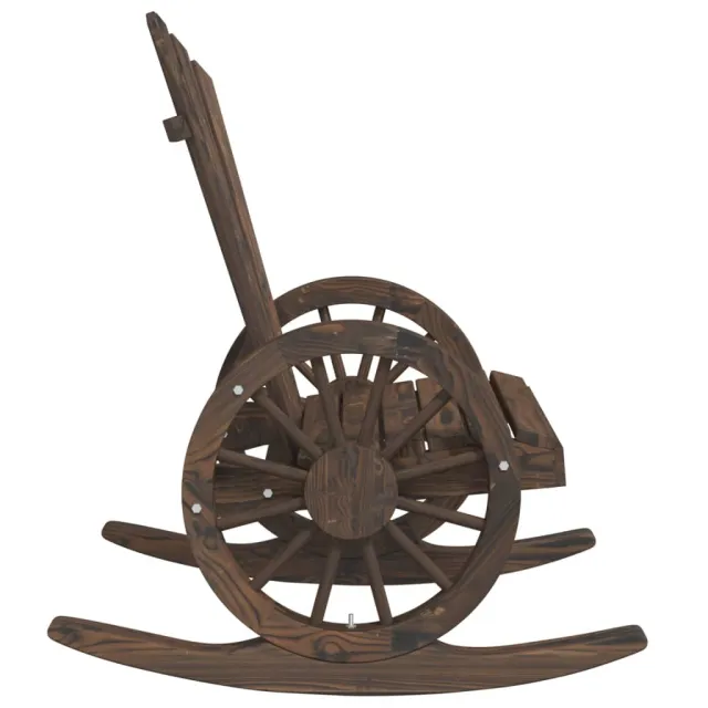 Salon de jardin 3 pcs bois de sapin massif