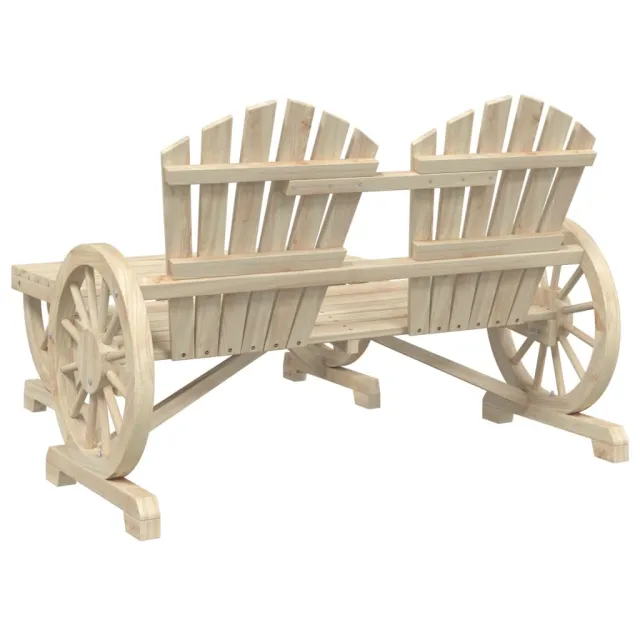 Salon de jardin 4 pcs bois de sapin massif