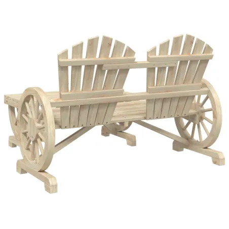 Salon de jardin 4 pcs bois de sapin massif