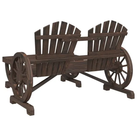 Salon de jardin 4 pcs bois de sapin massif