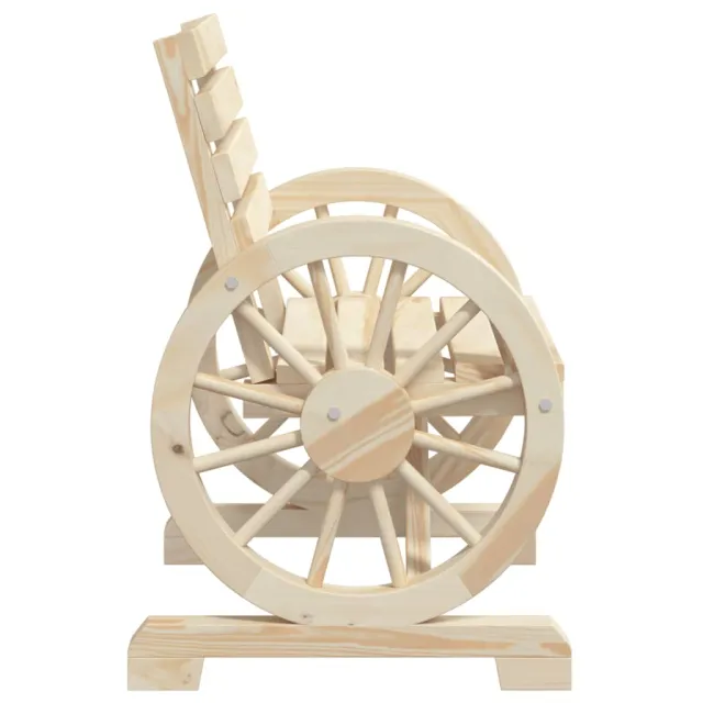 Salon de jardin 3 pcs bois de sapin massif