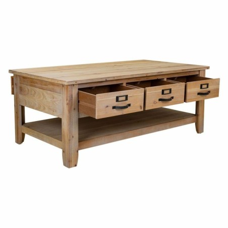 Hoofdtafel Alexandra House Living Bruin Sparrenhout Hout MDF 66 x 48 x