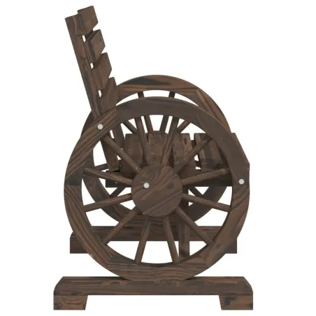 Salon de jardin 3 pcs bois de sapin massif