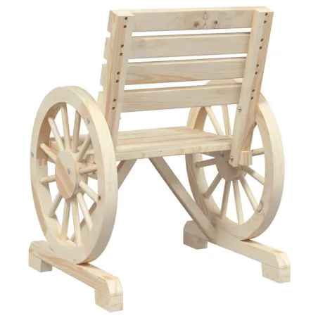 Salon de jardin 4 pcs bois de sapin massif