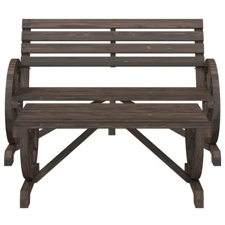 Salon de jardin 4 pcs bois de sapin massif