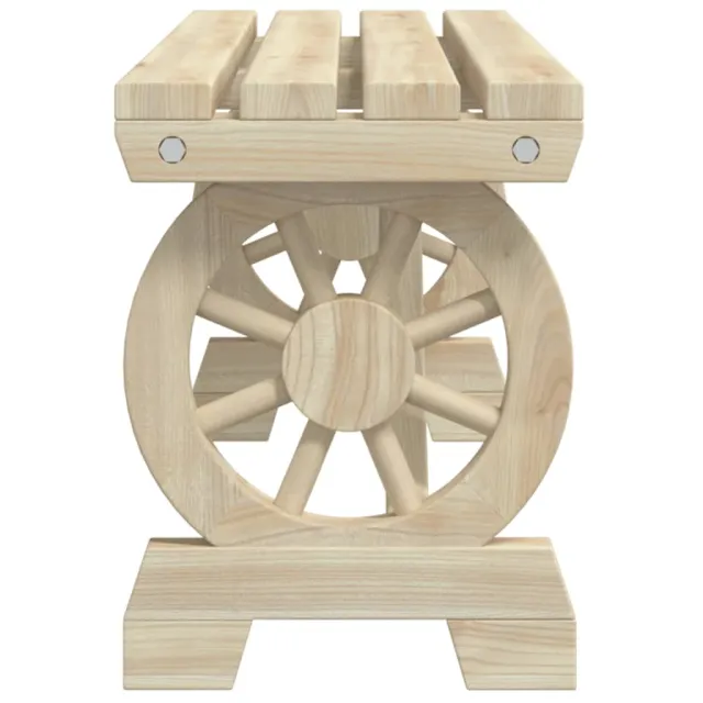 Bancs de jardin lot de 2 bois de sapin massif