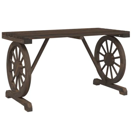 Ensemble à manger de jardin 3 pcs bois de sapin massif