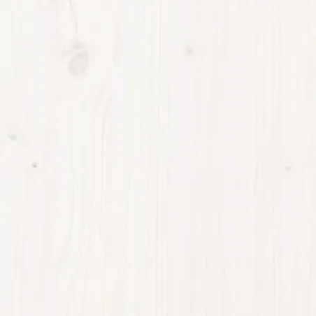 Lit superposé sans matelas 80x200/140x200 cm blanc bois massif