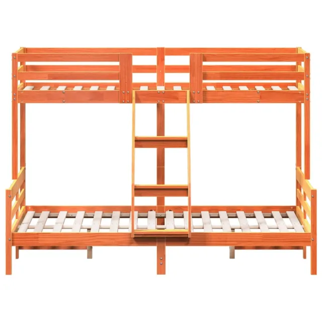 Lit superposé sans matelas 80x200/140x200 cm bois massif