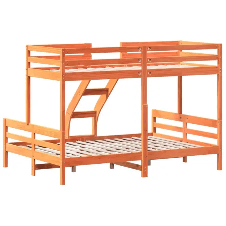 Lit superposé sans matelas 80x200/140x200 cm bois massif