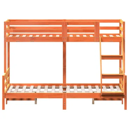 Lit superposé sans matelas 80x200/120x200 cm bois massif
