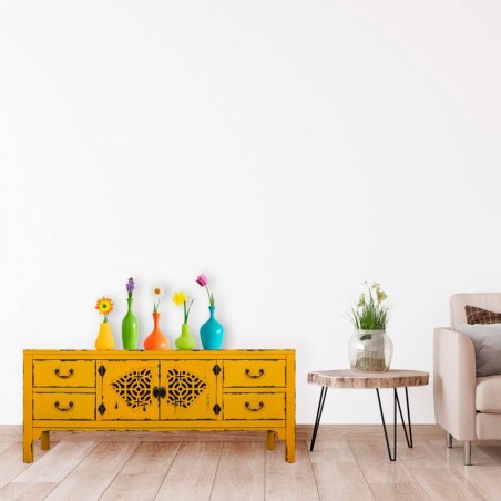 Mehrzweck-Schubladenelement Alexandra House Living Gelb Tannenholz Hol