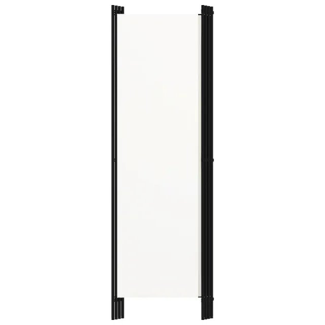 Cloison de séparation 4 panneaux Blanc 200x180 cm