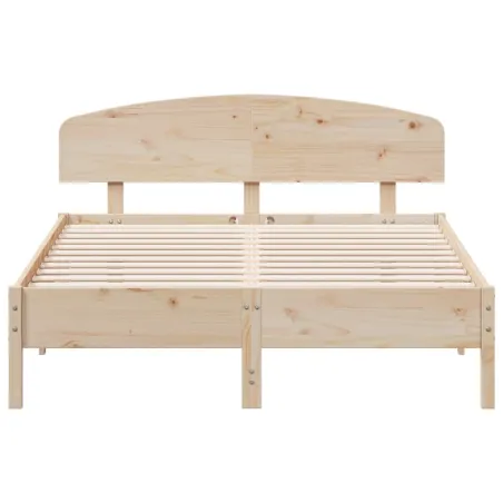 Cadre de lit sans matelas 140x200 cm bois massif de pin