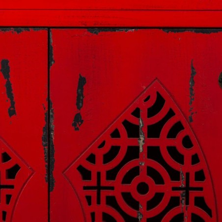 Credenza Alexandra House Living Rosso Legno di abete Legno MDF 40 x 86