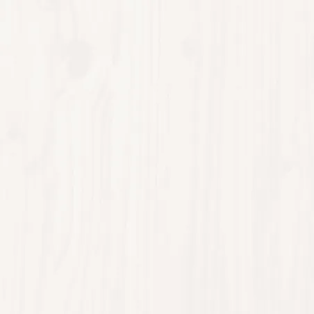 Cadre de lit sans matelas blanc 90x200 cm bois de pin massif