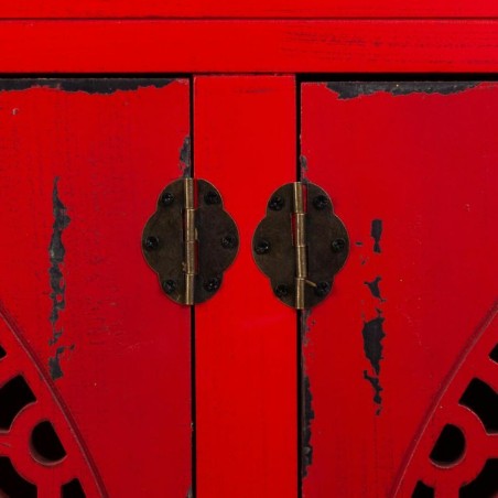 Credenza Alexandra House Living Rosso Legno di abete Legno MDF 40 x 86