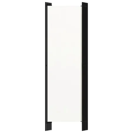 Cloison de séparation 5 panneaux Blanc 250x180 cm