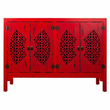 Dientafel Alexandra House Living Rood Sparrenhout Hout MDF 40 x 86 x 1
