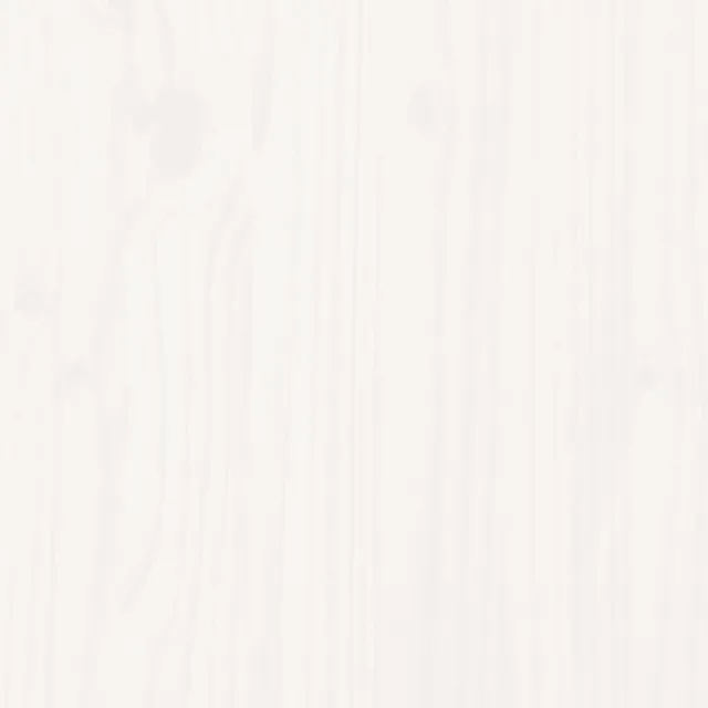 Cadre de lit sans matelas blanc 90x190 cm bois de pin massif