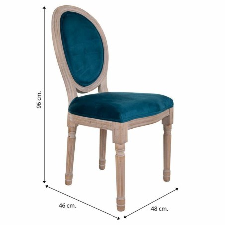Silla de Comedor Alexandra House Living Gris 100 % poliéster 46 x 96