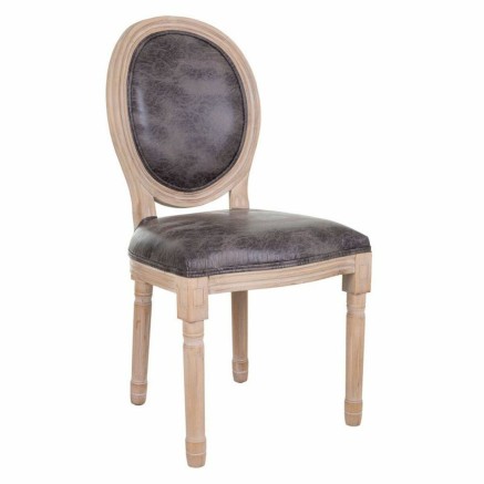 Esszimmerstuhl Alexandra House Living Grau 100 % polyester 46 x 96 x 4