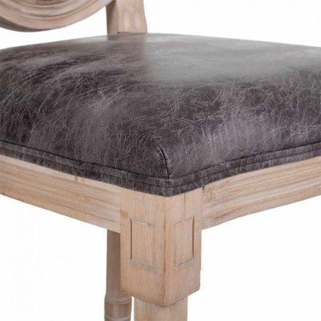 Keukenstoel Alexandra House Living Grijs 100 % polyester 46 x 96 x 48