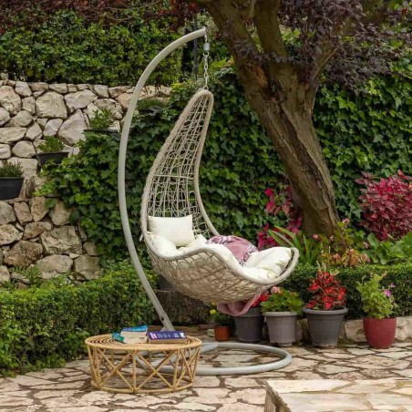Tavolino da Caffè Alexandra House Living Marrone Canna 80 x 45 x 80 c