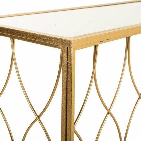 Recibidor Alexandra House Living Dorado 40 x 80 x 120 cm
